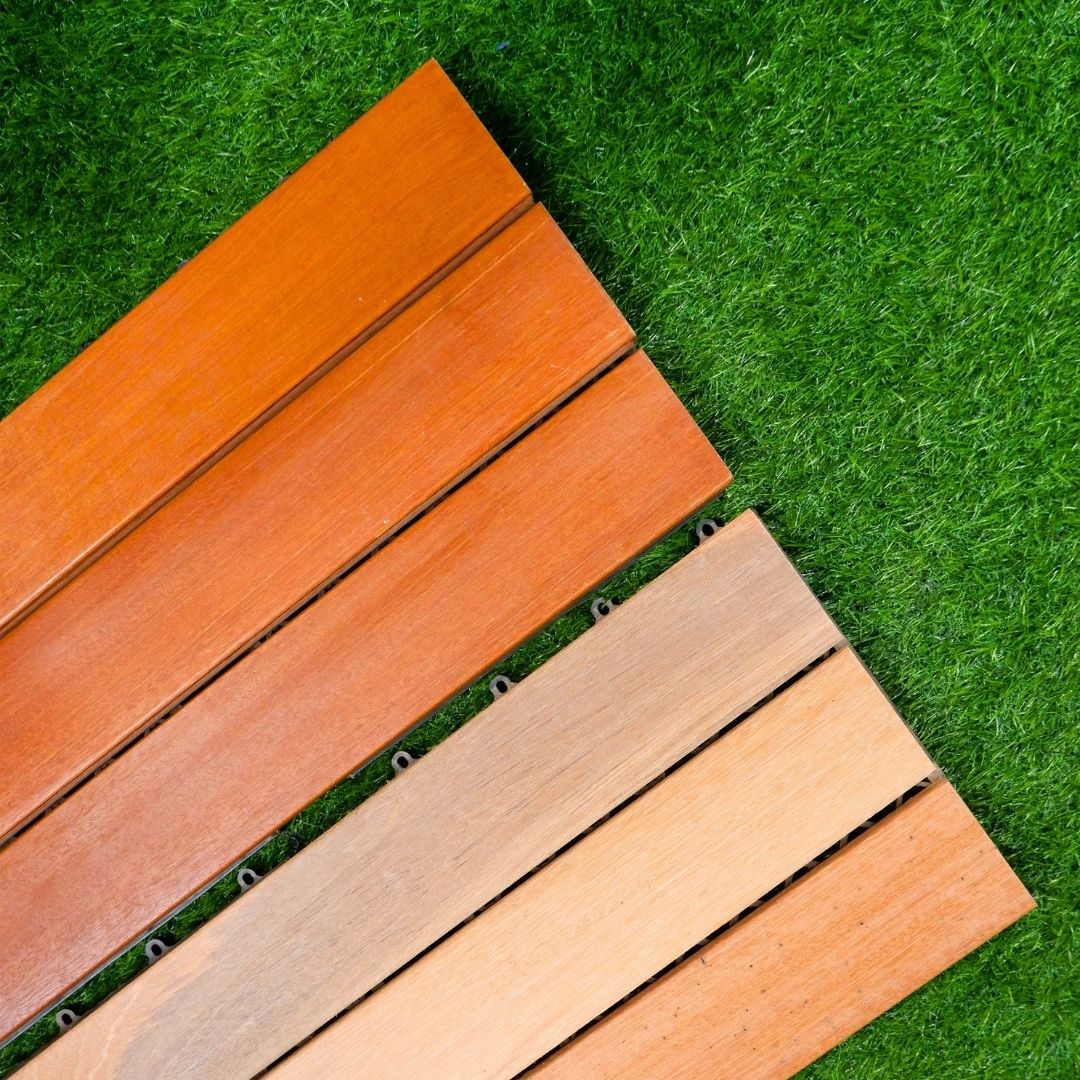 Decking Tile Bengkirai Base - Rangka PVC-Praktis - Image 3