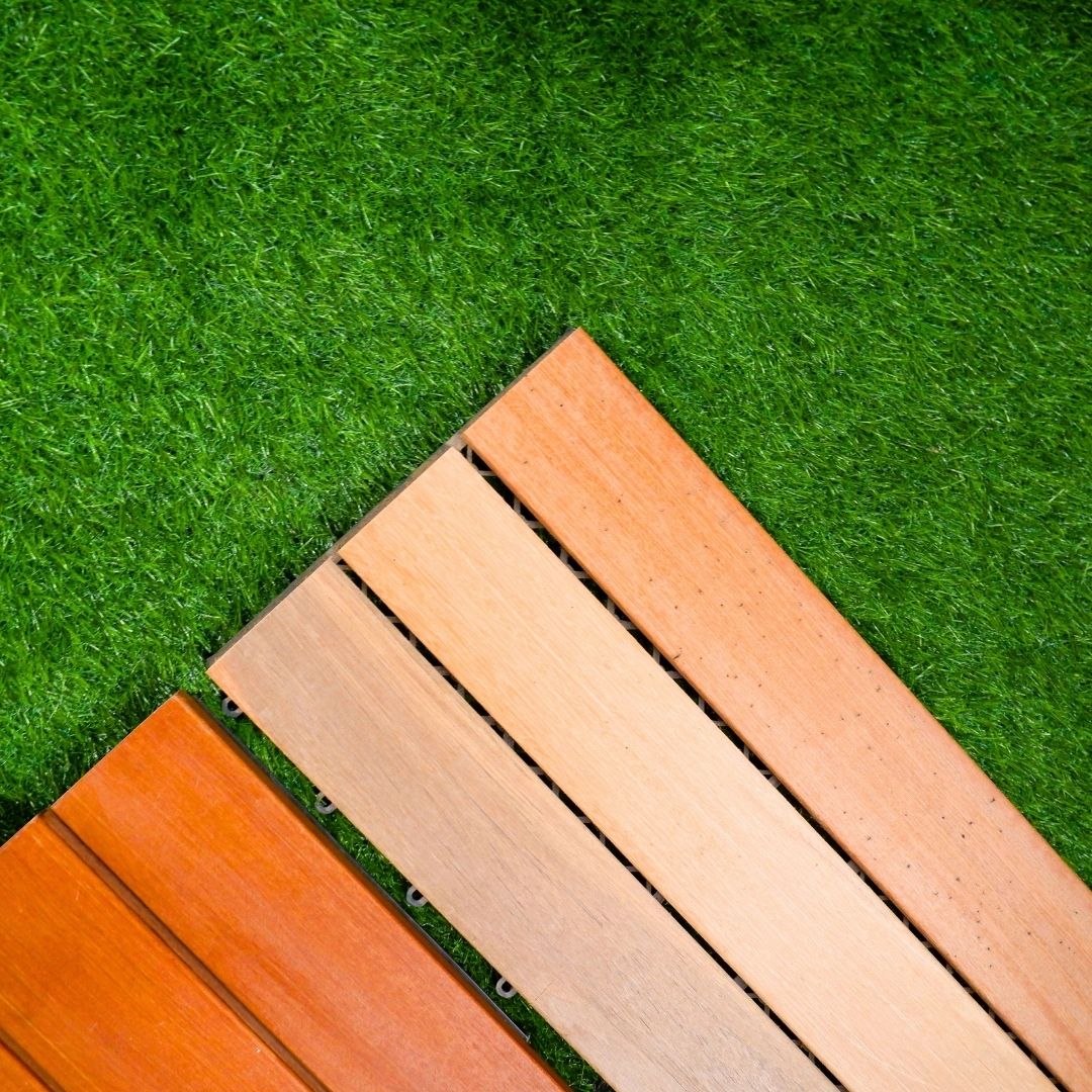 Decking Tile Bengkirai Base - Rangka PVC-Praktis - Image 4