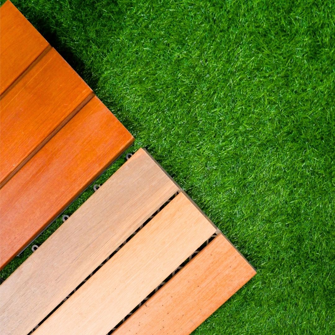 Decking Tile Bengkirai Base - Rangka PVC-Praktis - Image 6