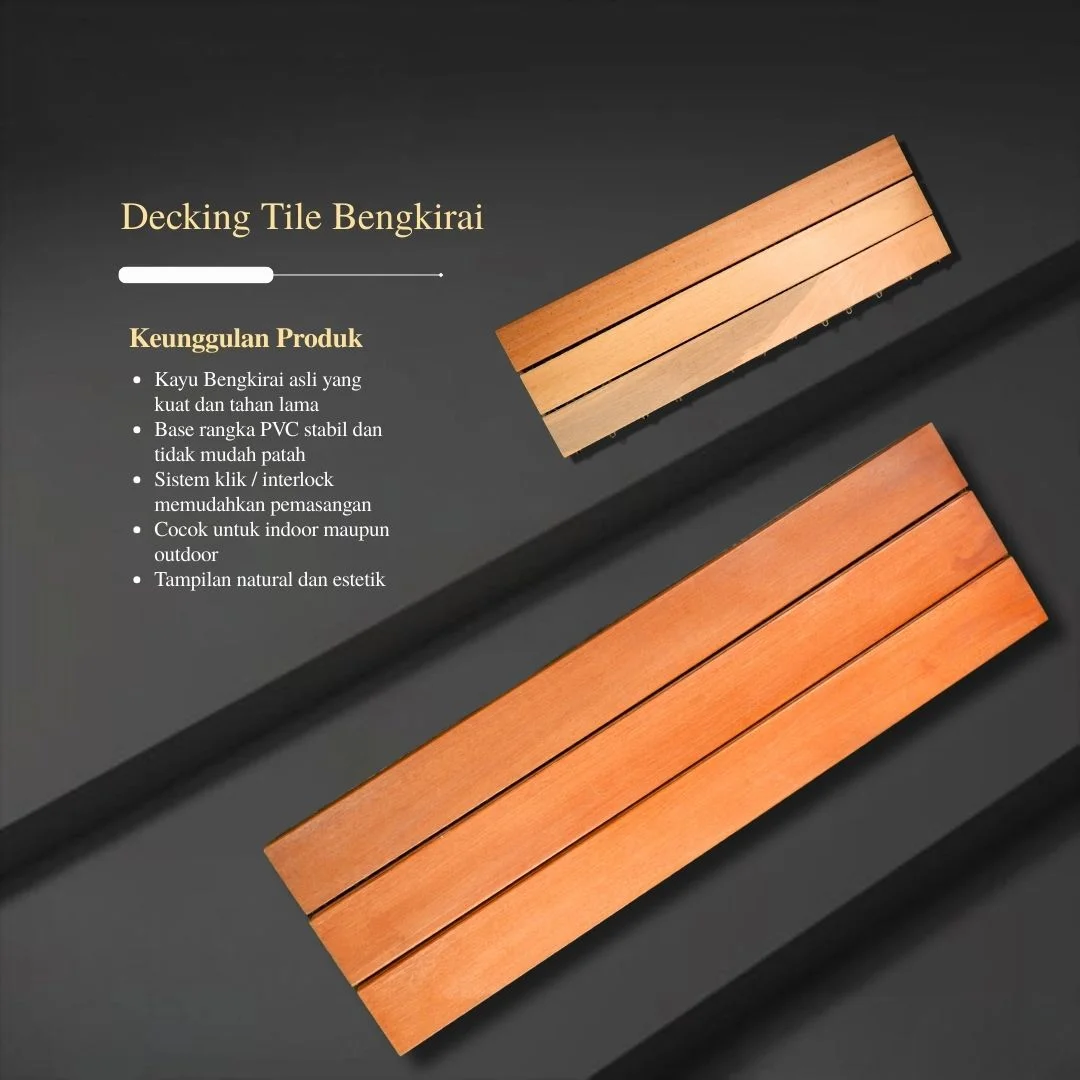 Decking Tile Bengkirai Base