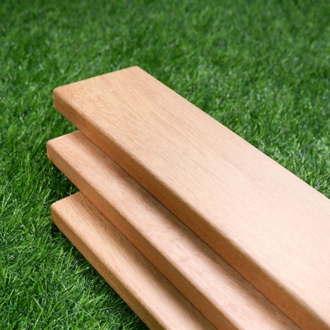 Decking Kayu Asli Bengkirai Papan - Polos 2 Sisi - Image 4