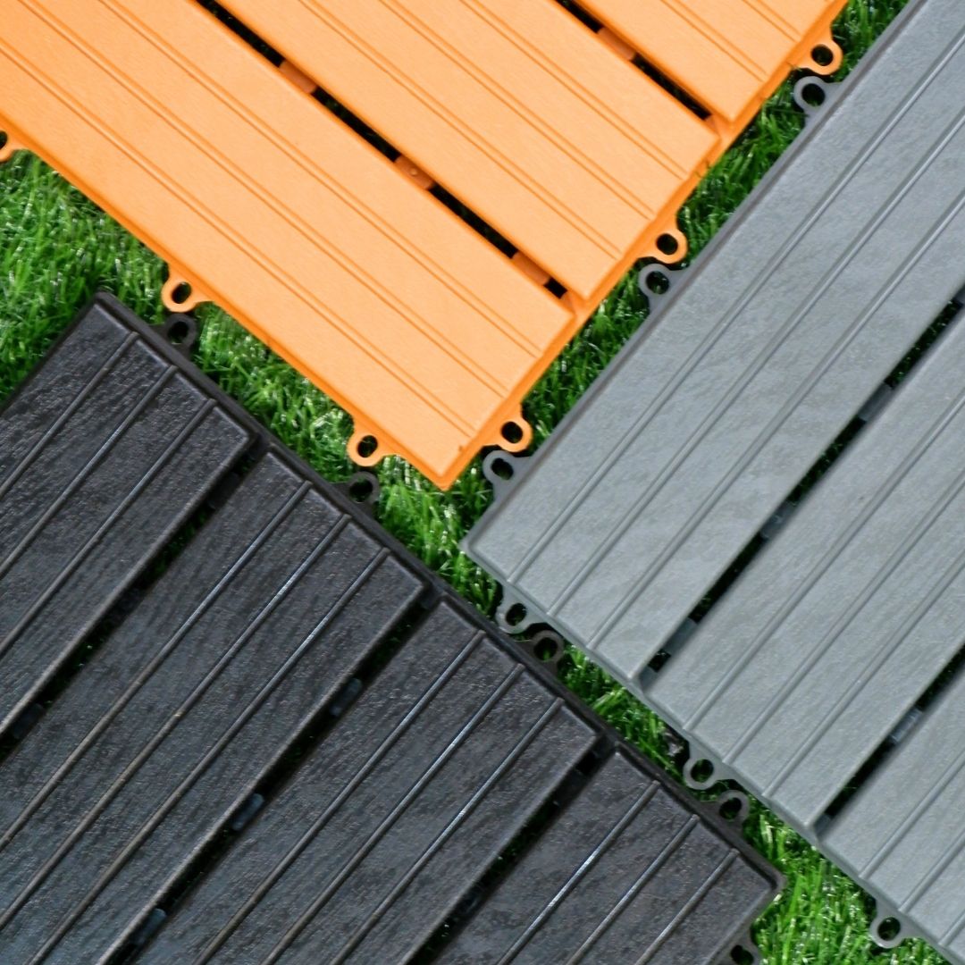 Decking Tile Plastik PP - 100% Plastic Original - Lantai Kayu Plastik PP- Lantai Outdoor - Image 6