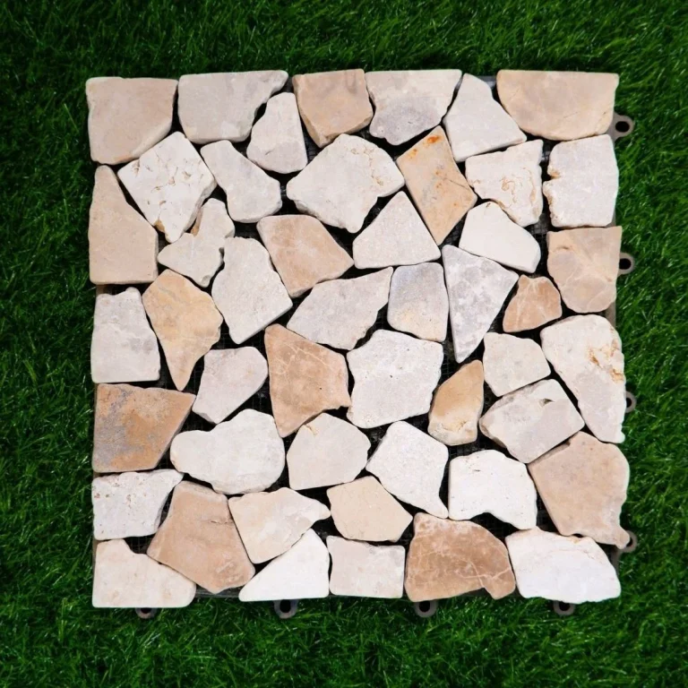Decking Tile Batu Alam terpasang