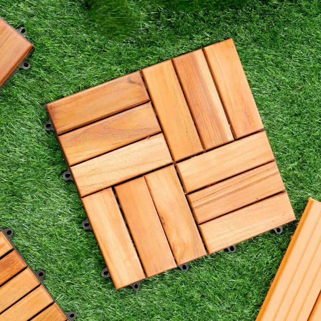 Decking Tile Lantai Kayu Jati Outdoor/Ubin Kayu 2 Product Image Decking Tile Lantai Kayu Jati Outdoor_Ubin Kayu 1