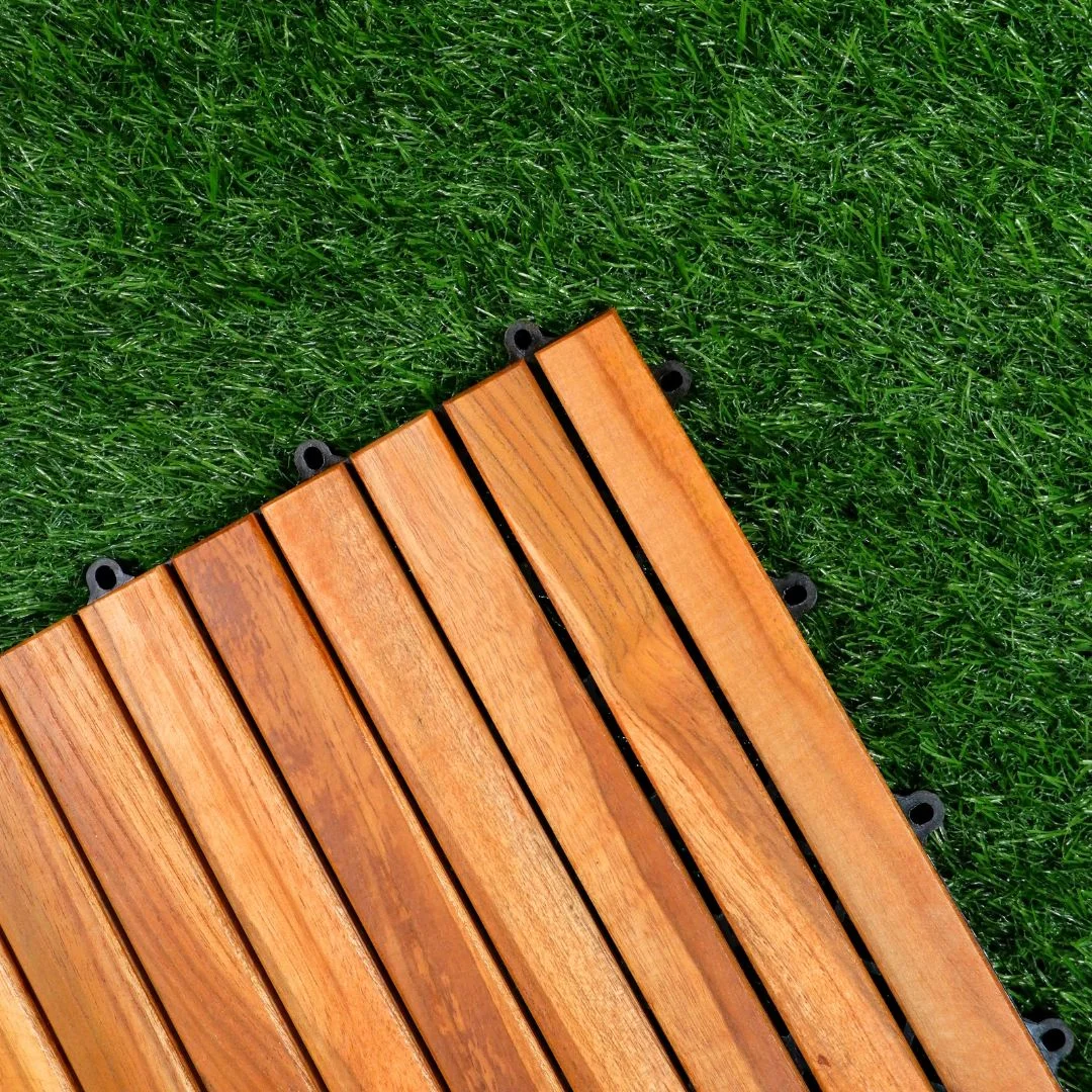 Decking Tile Lantai Kayu Jati Outdoor/Ubin Kayu 3 Decking Tile Lantai Kayu Jati Outdoor/Ubin Kayu - Image 3