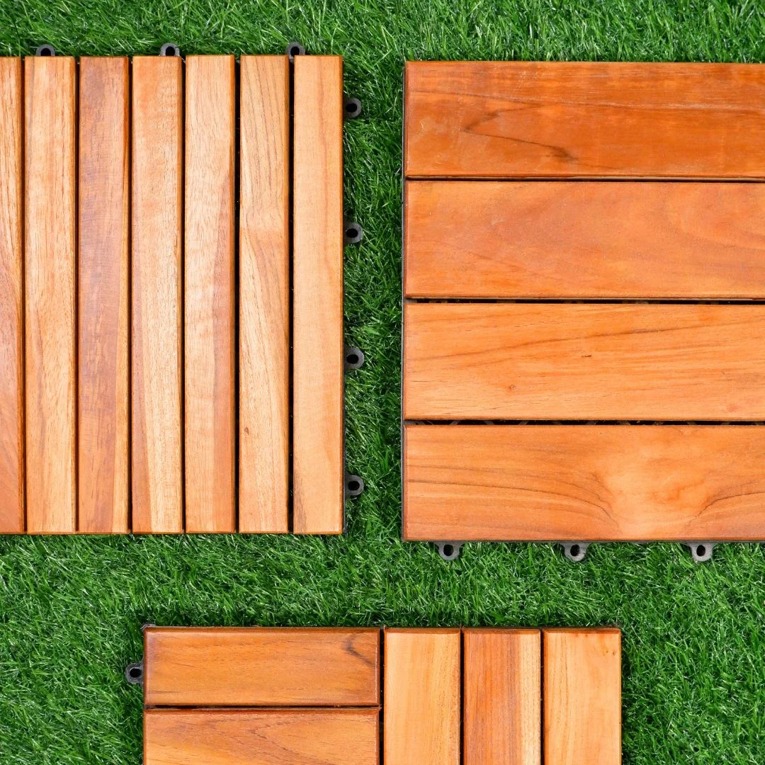 Decking Tile Lantai Kayu Jati Outdoor/Ubin Kayu 5 Product Image Decking Tile Lantai Kayu Jati Outdoor_Ubin Kayu 4