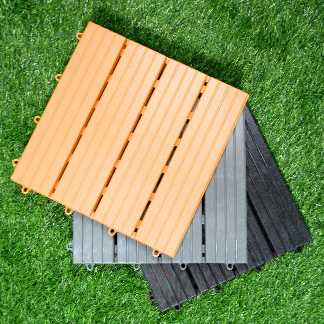 Decking Tile Plastik PP - 100% Plastic Original - Lantai Kayu Plastik PP- Lantai Outdoor 4 Decking Tile Plastik PP - 100% Plastic Original - Lantai Kayu Plastik PP- Lantai Outdoor