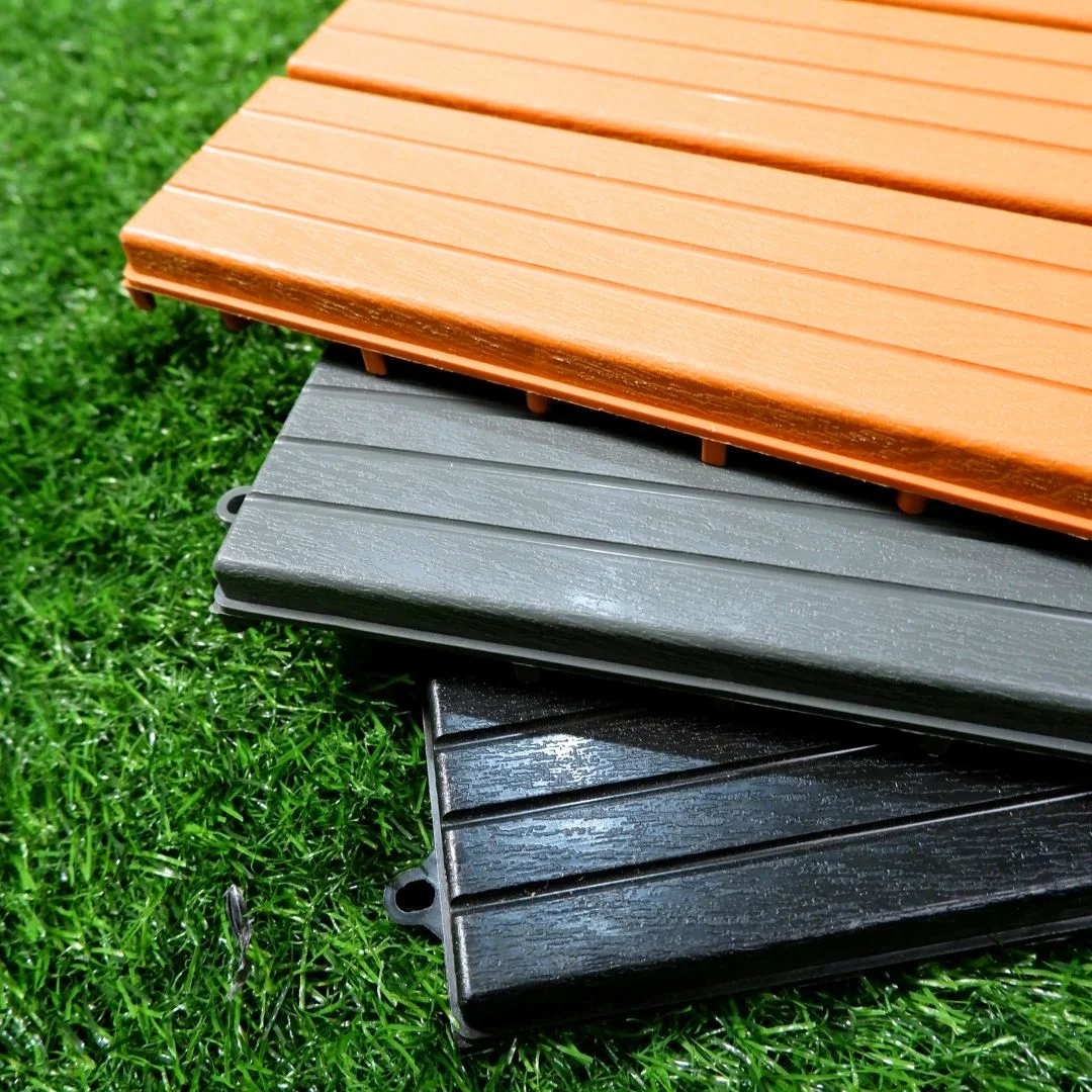 Decking Tile Plastik PP - 100% Plastic Original - Lantai Kayu Plastik PP- Lantai Outdoor 5 Decking Tile Plastik PP - 100% Plastic Original - Lantai Kayu Plastik PP- Lantai Outdoor
