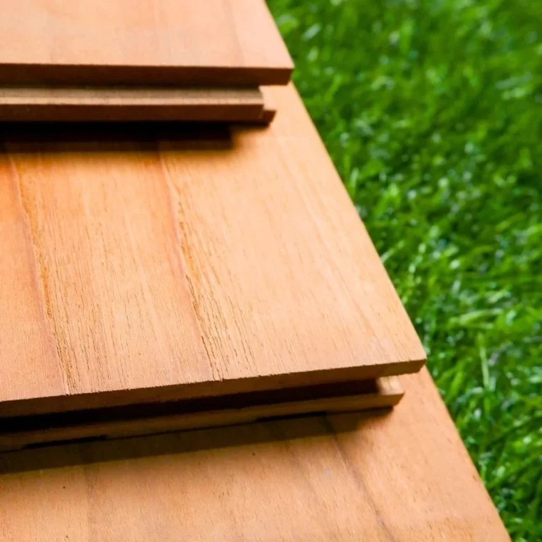 Lantai Kayu Solid Asli Jati Pertahuni 6 Lantai Kayu Solid Asli Jati Perhutani terpasang