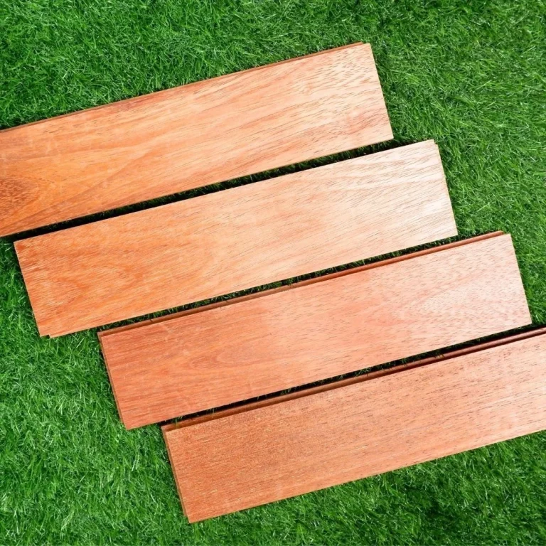 Lantai Kayu Solid Merbau Unfinished 1.5cm 9cm 17 Lantai Kayu Solid Merbau Unfinished terpasang