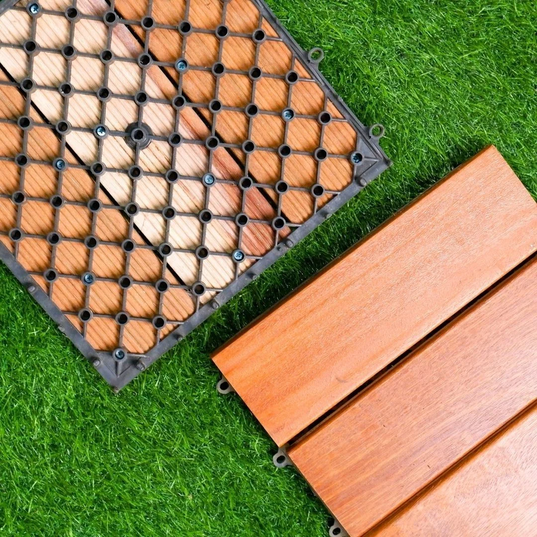 Lantai Kayu - Decking Tile - Lantai Taman Bengkirai 4 Lantai Kayu - Decking Tile - Lantai Taman Bengkirai