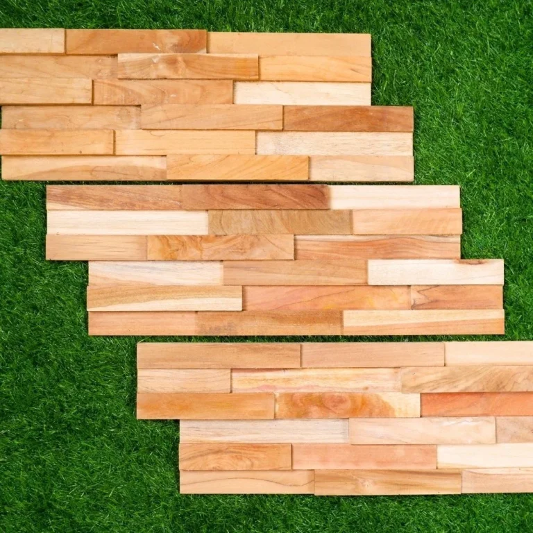 Wall Panel Kayu Jati