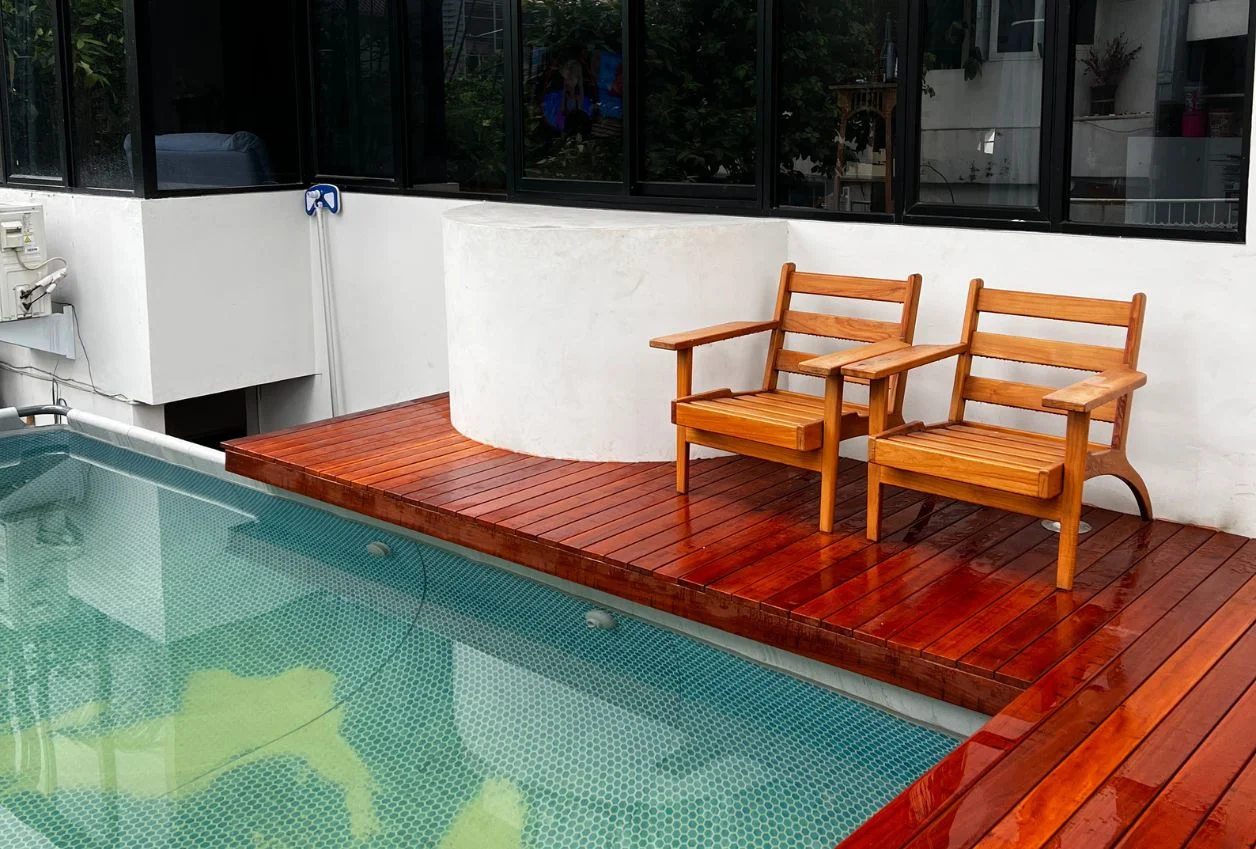 Hasil pemasangan decking 1