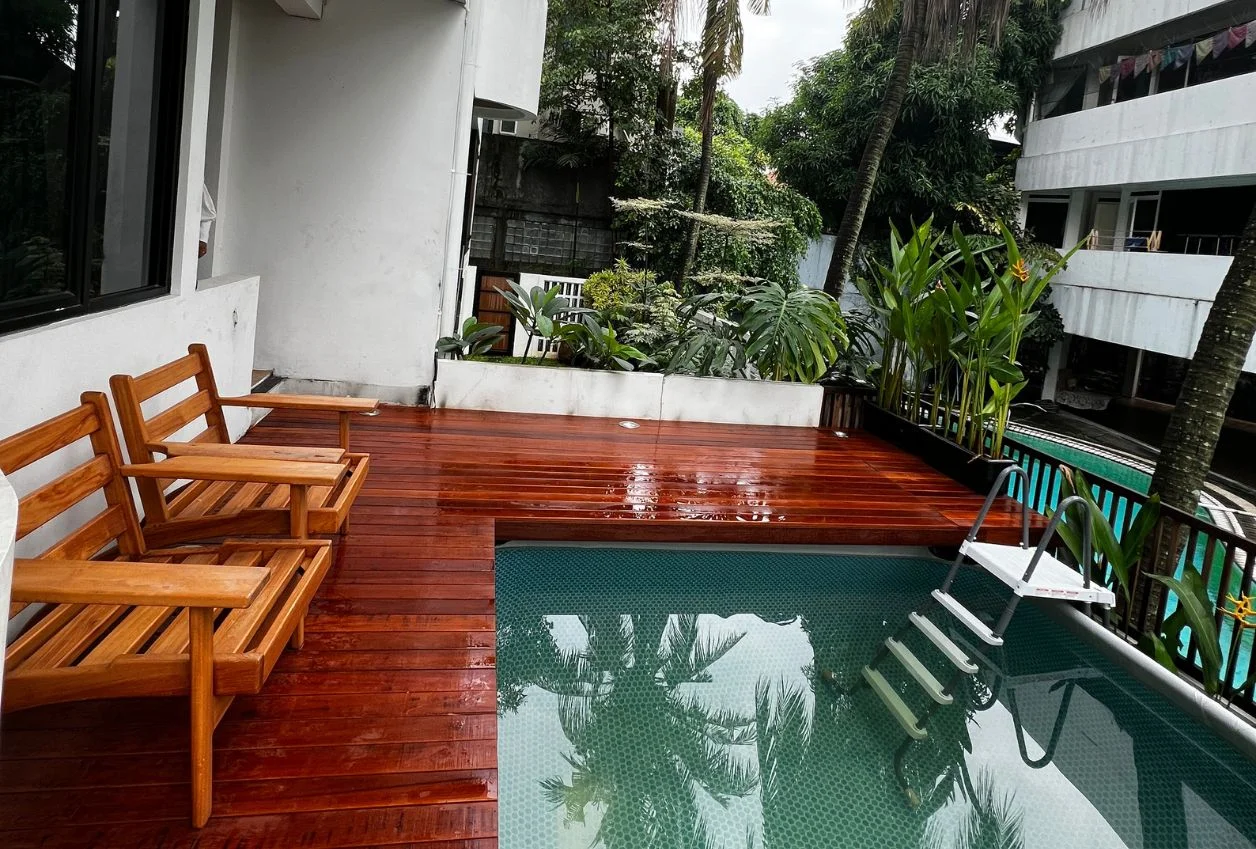 Hasil pemasangan decking 2