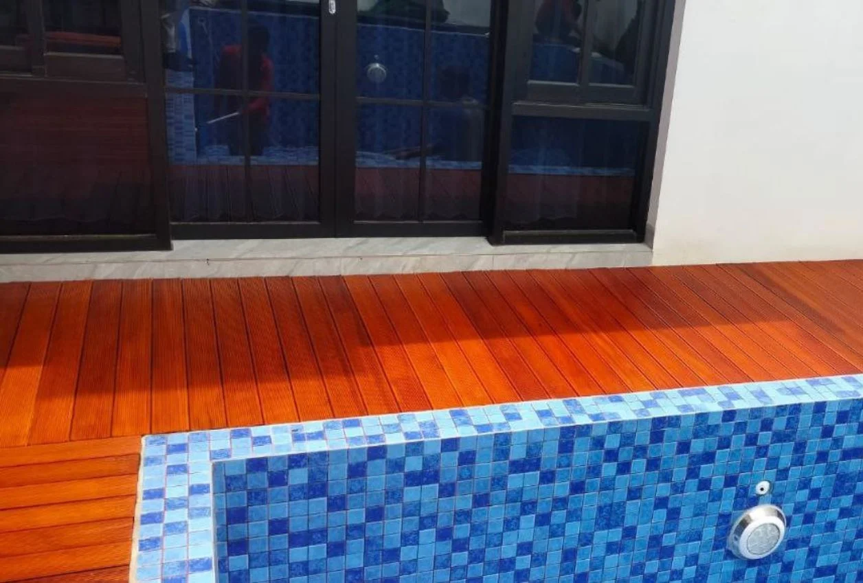 Hasil pemasangan decking 4