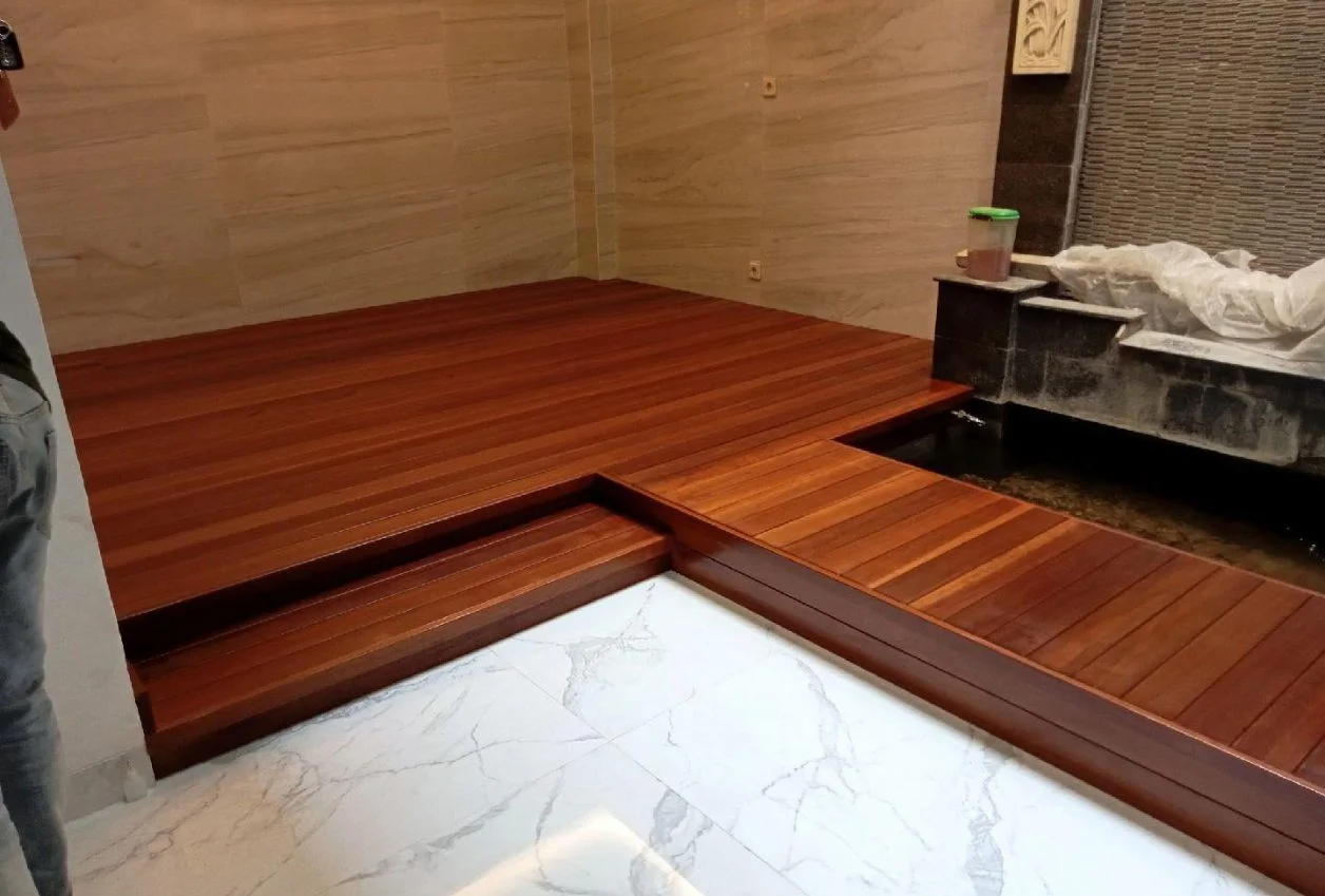 Hasil pemasangan WPC decking 2