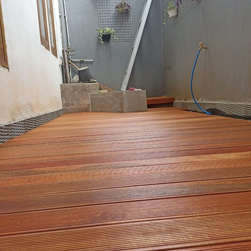 decking bengkirai gerigi